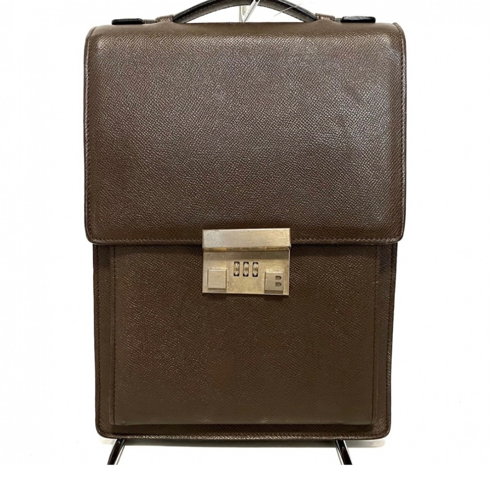 Authentic Bally briefcase crossbody. Genuine item. Brown leather.